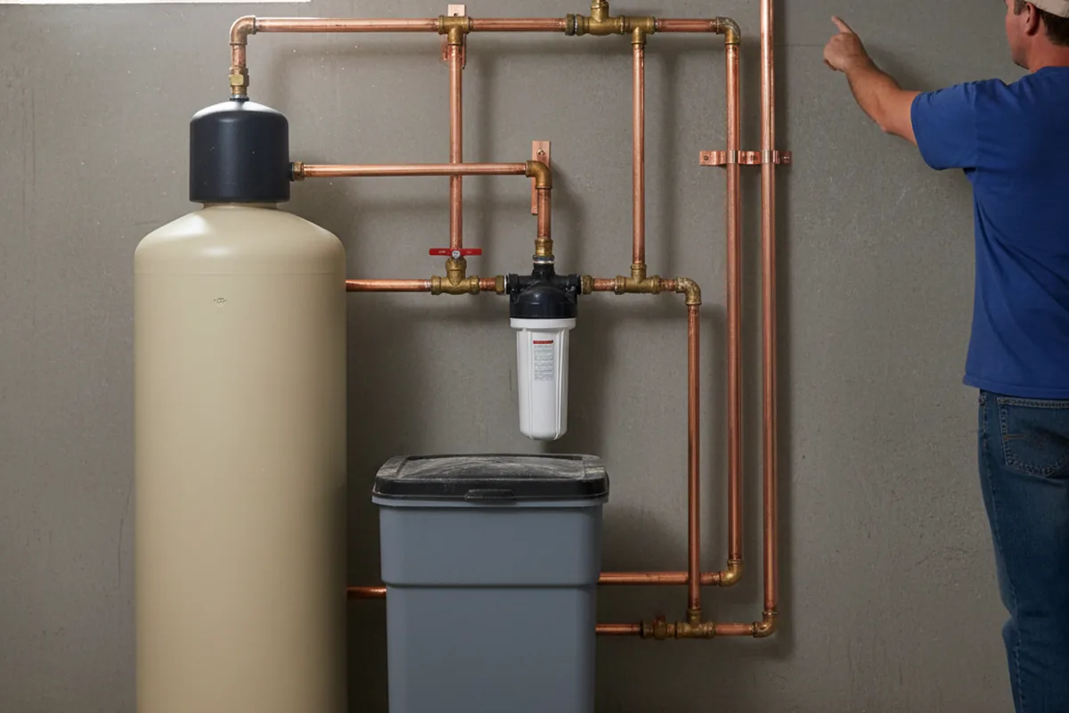 Whole-house water treatment system installed in Crittenden